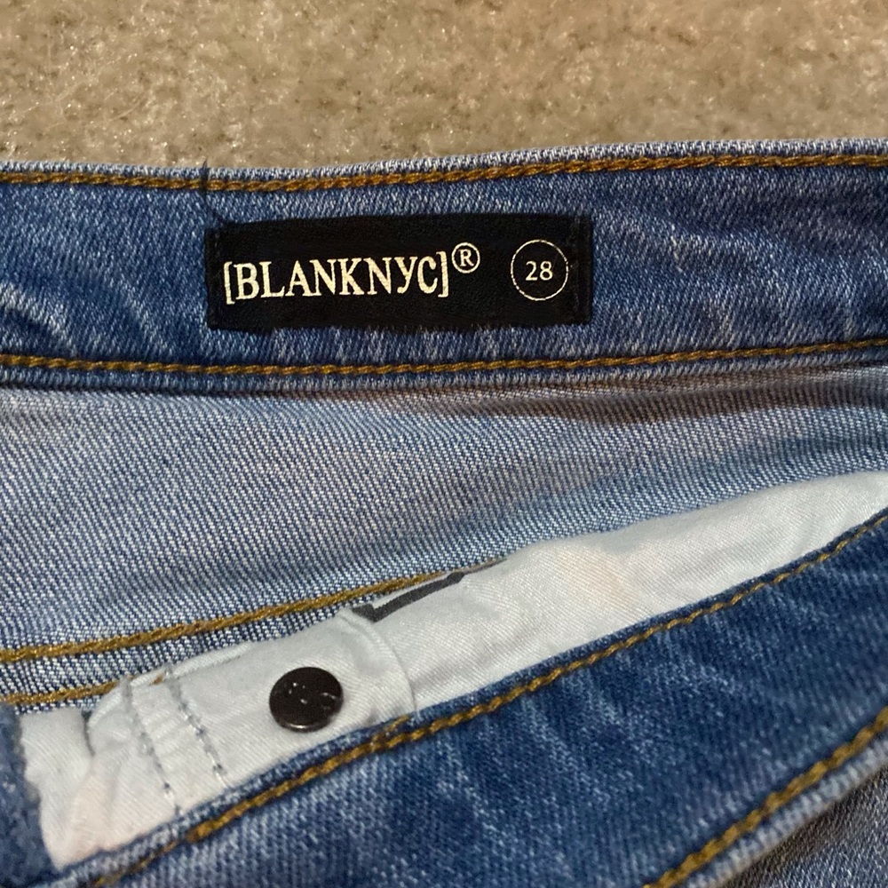 Blank NYC Blue Denim Skirt - Picture 3 of 4